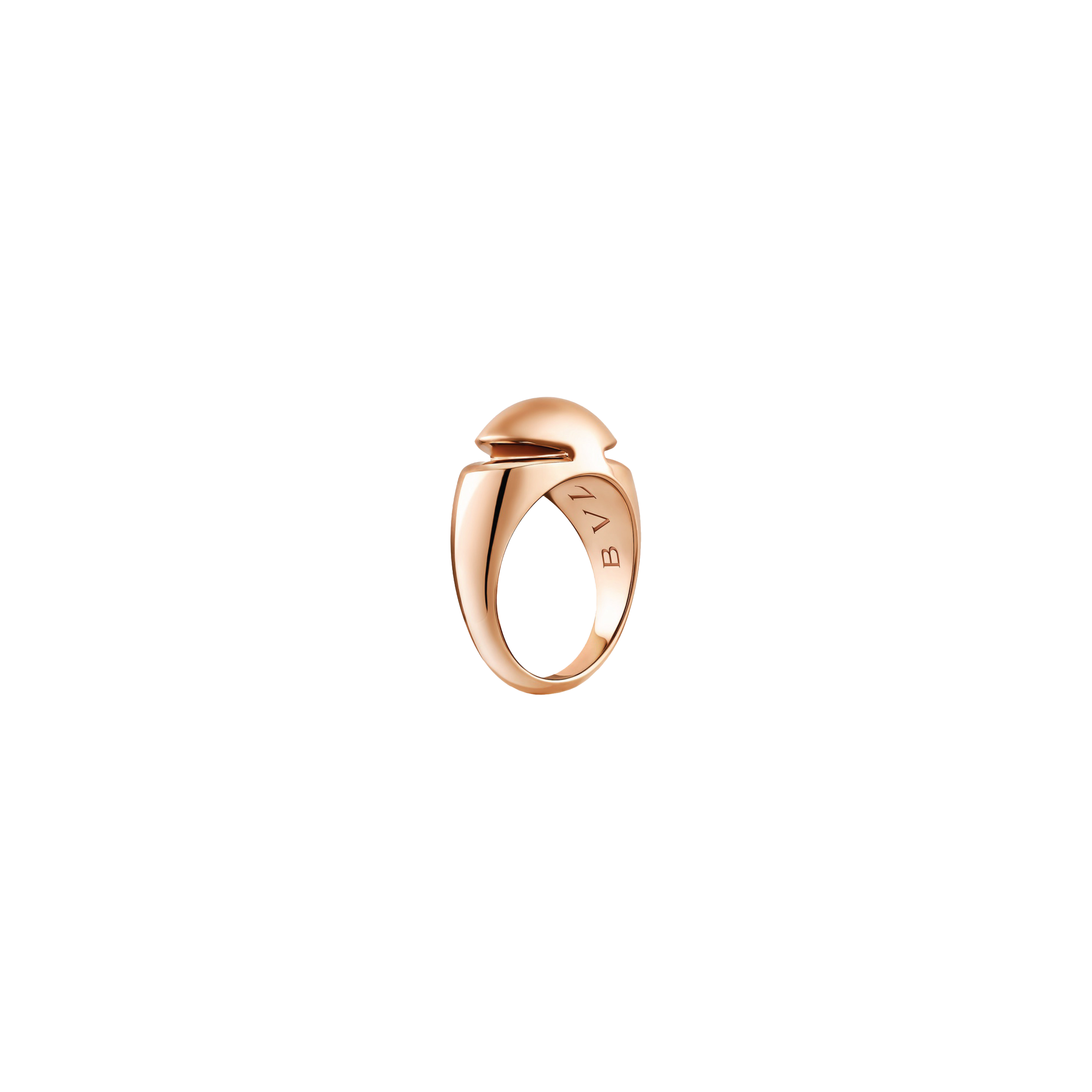 ANELLO BULGARI CABOCHON IN ORO ROSA - AN860189 - AN860189