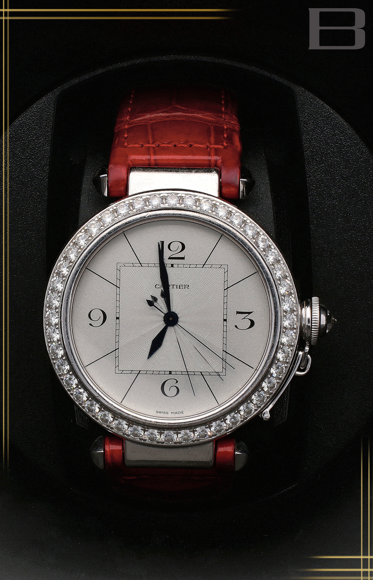 PASHA DE CARTIER ORO BIANCO E DIAMANTI - U-WJ118751