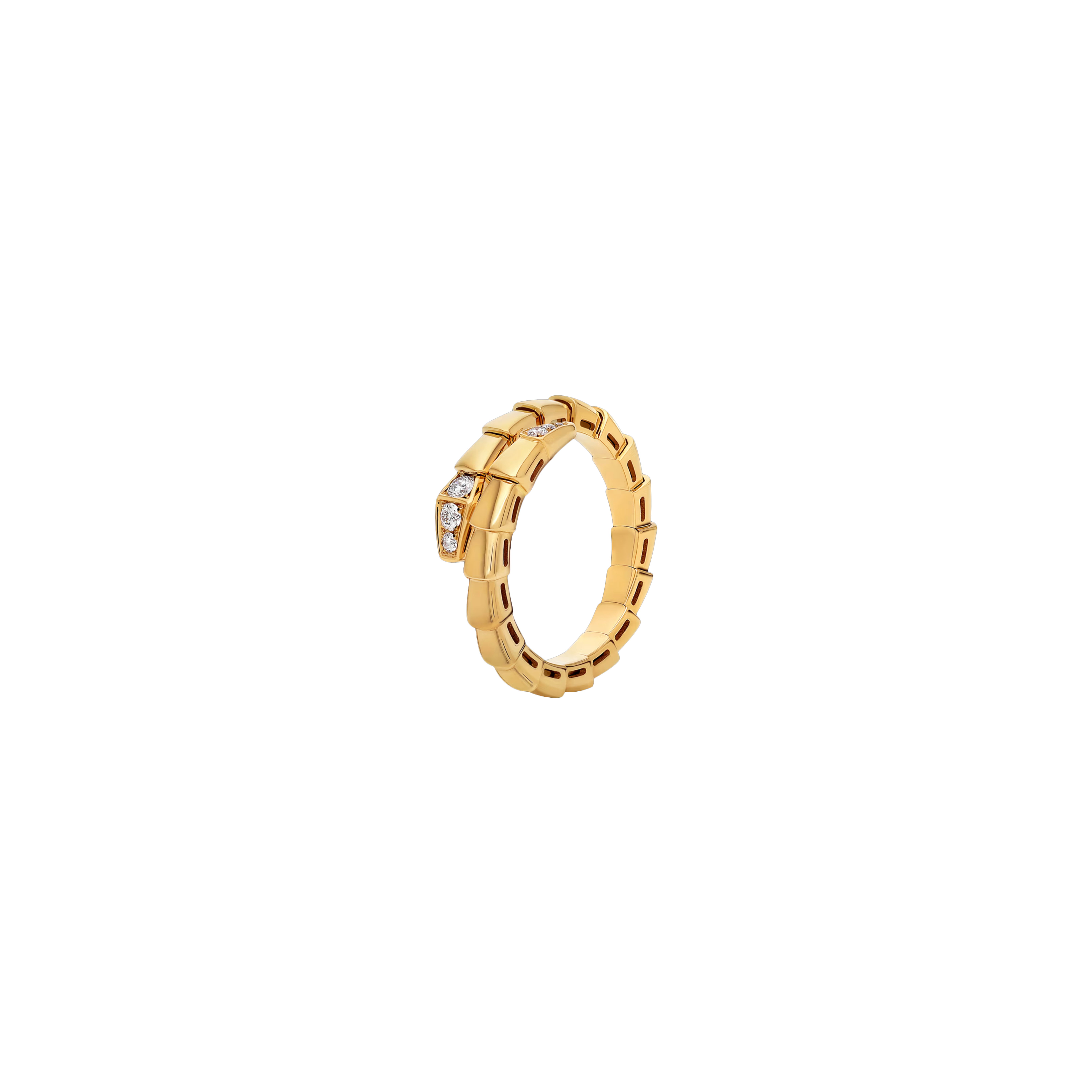 ANELLO SERPENTI VIPER IN ORO GIALLO CON DIAMANTI - AN859916