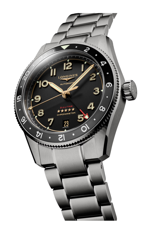 LONGINES SPIRIT ZULU TIME TITANIUM 39 MM - L3.802.1.53.6