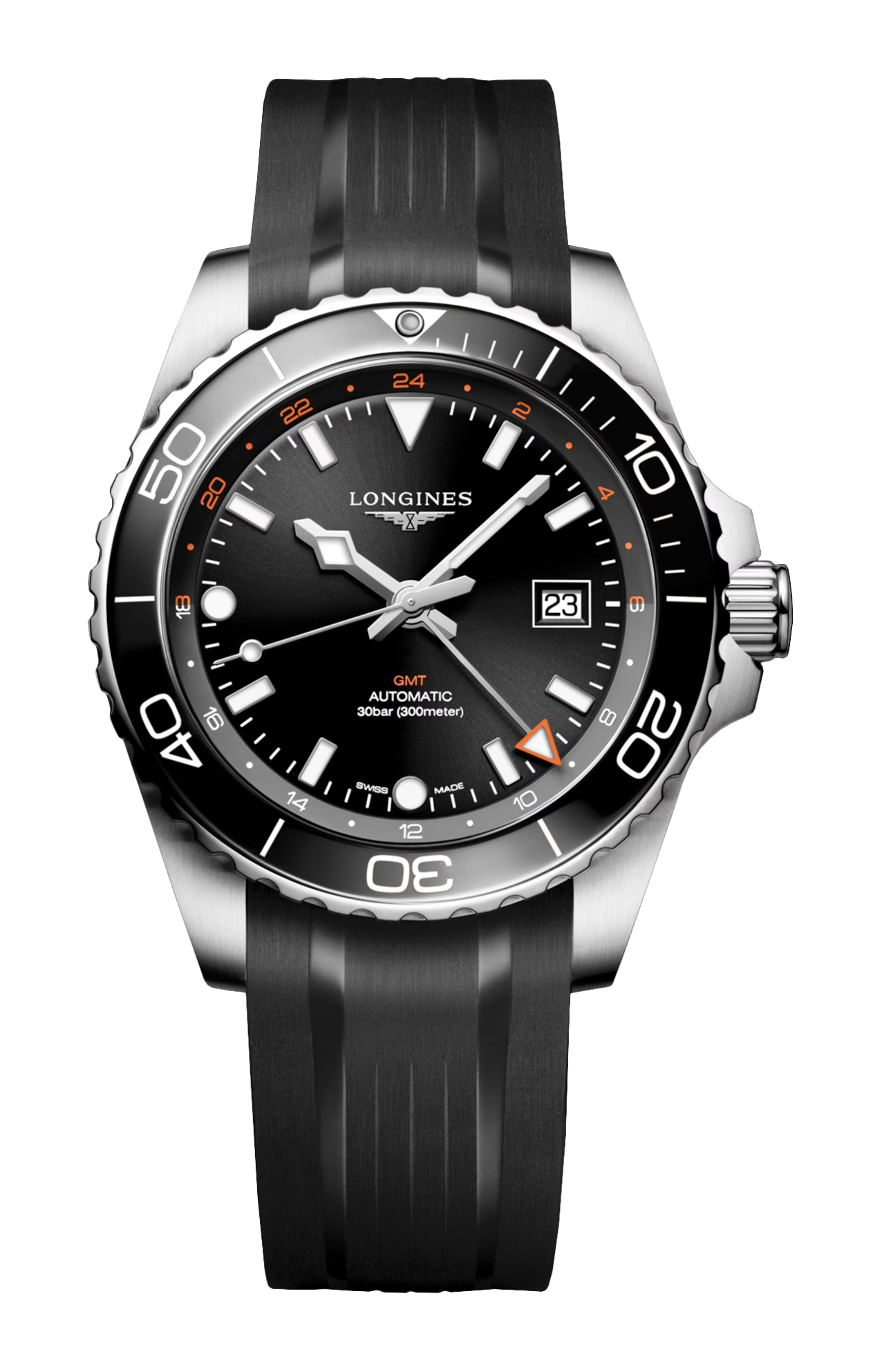 HYDROCONQUEST GMT 43 MM - L3.890.4.56.9