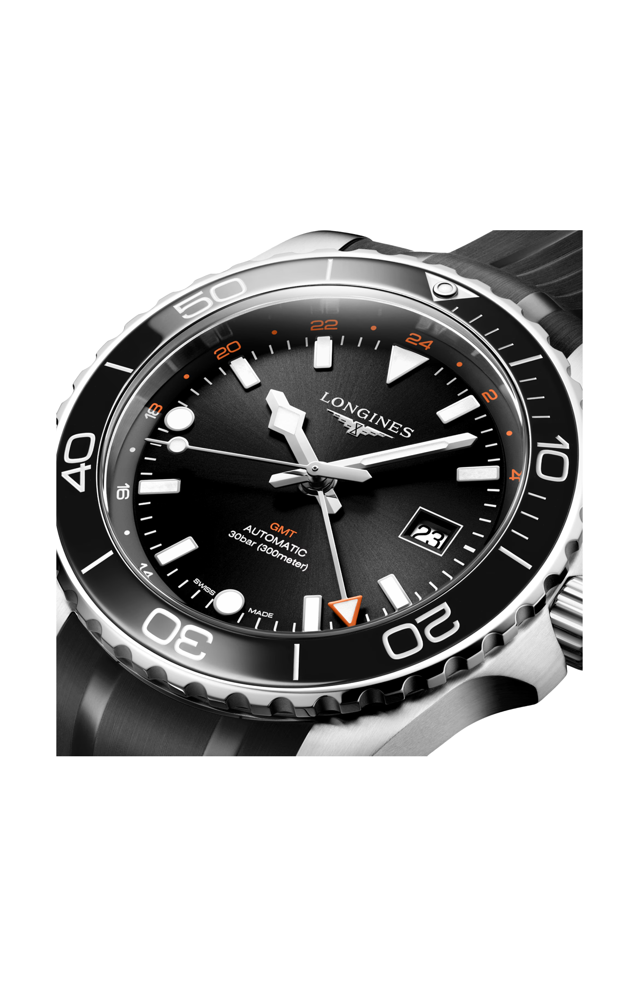 HYDROCONQUEST GMT 43 MM - L3.890.4.56.9