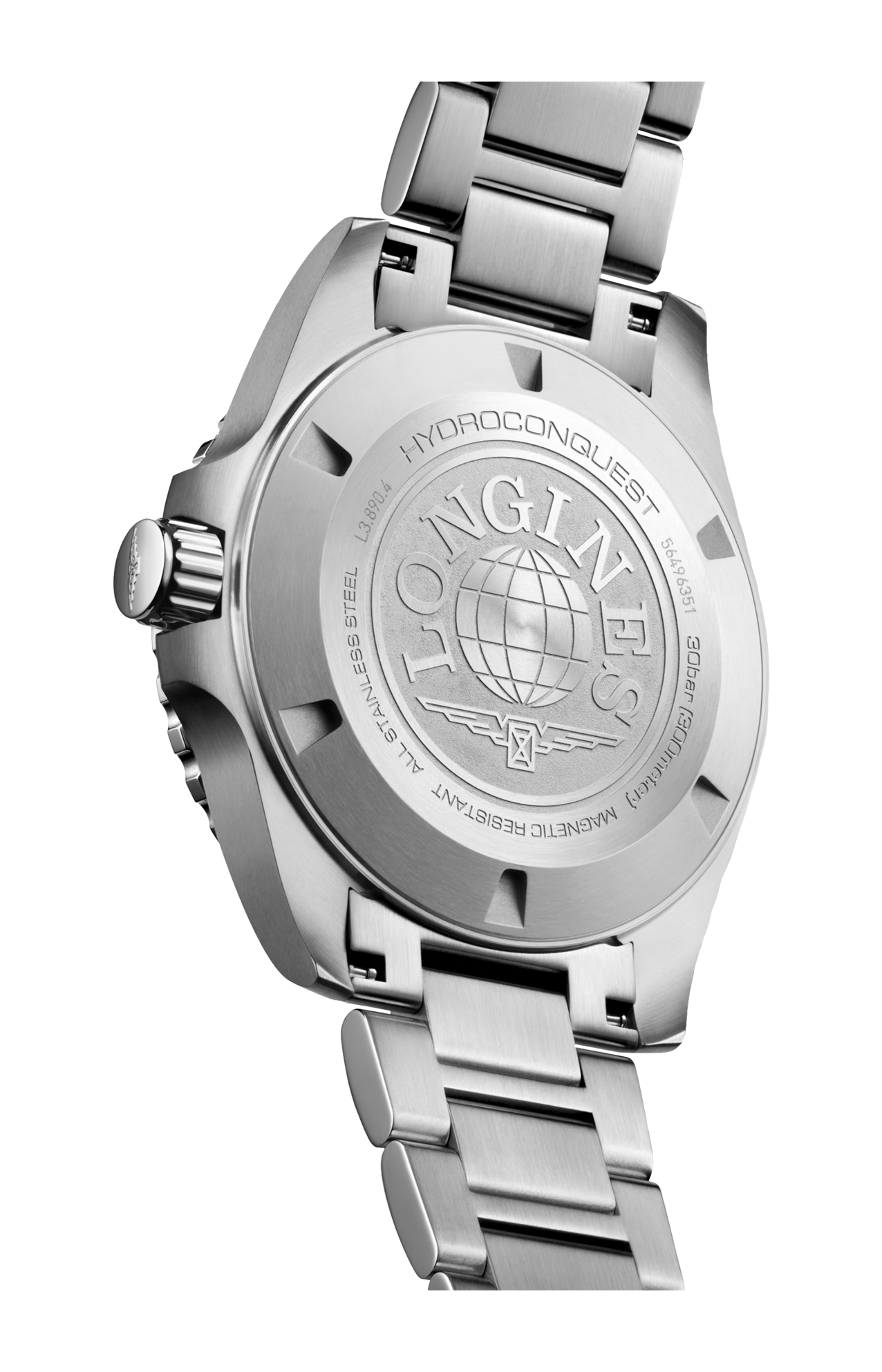 HYDROCONQUEST GMT 43 MM - L3.890.4.96.6