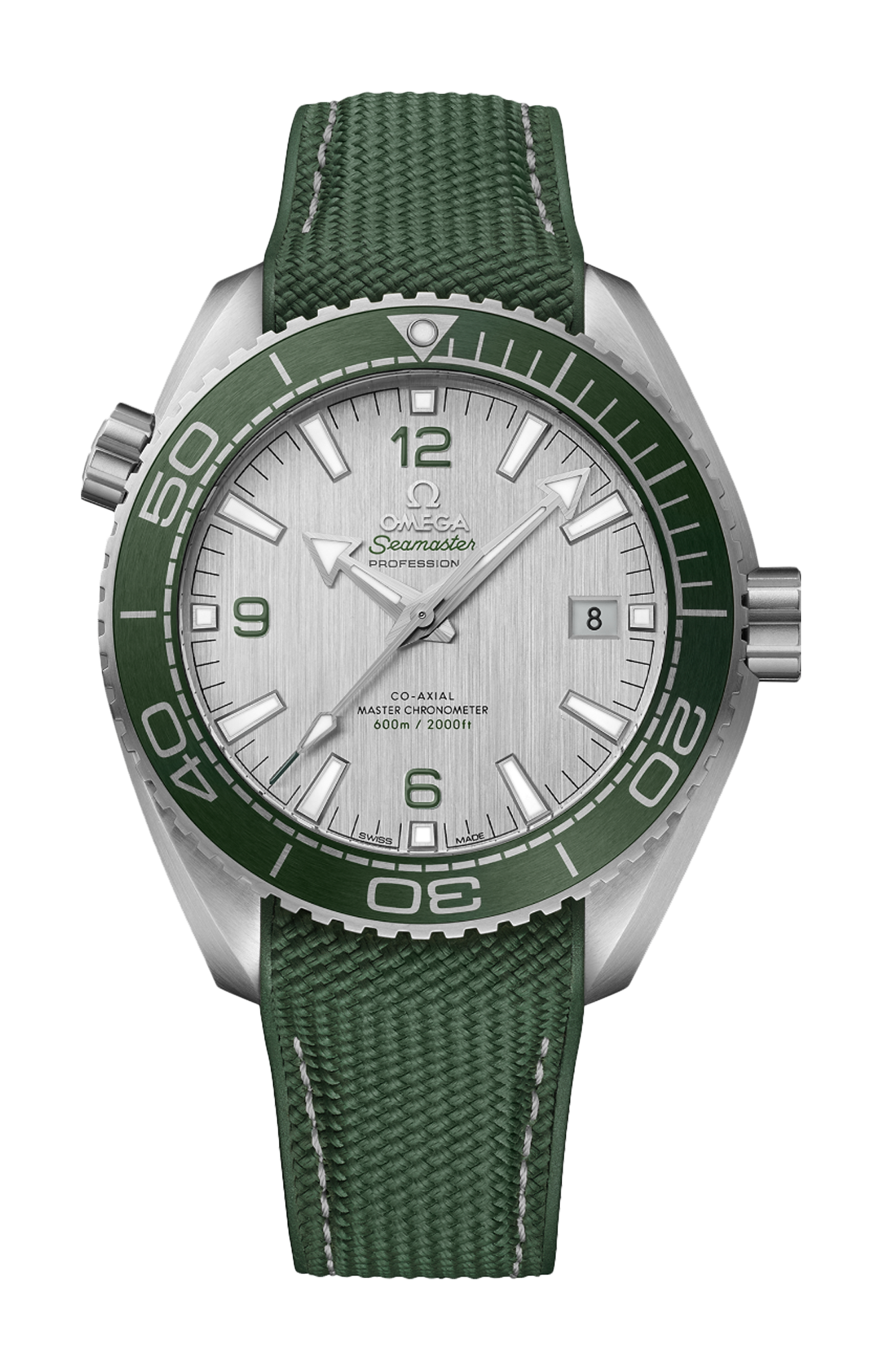 SEAMASTER PLANET OCEAN 600M 43.5 MM, ACCIAIO SU CINTURINO IN CAUCCIU' - 215.32.44.21.06.001