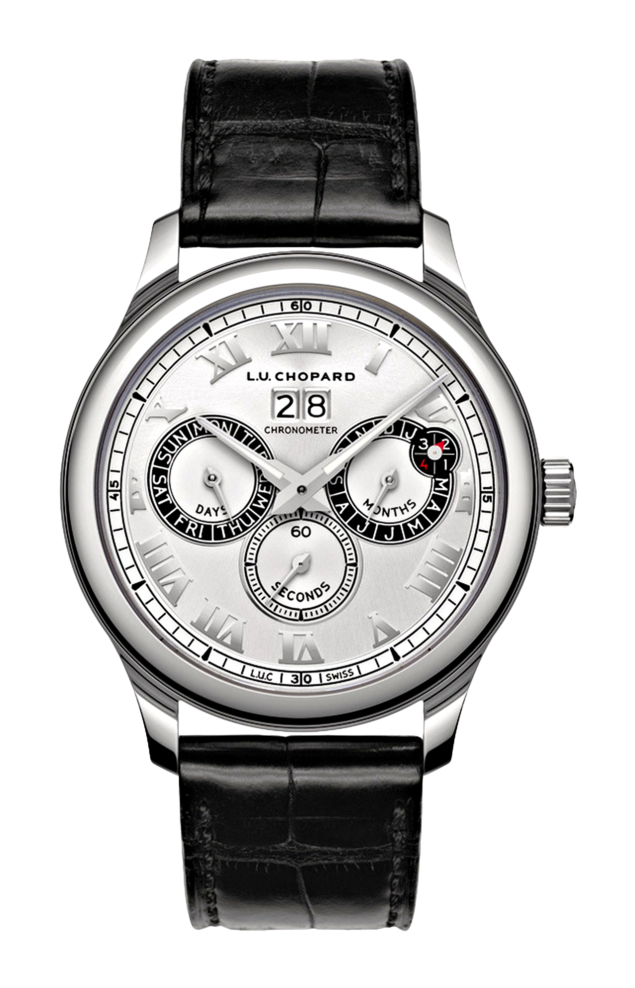 L.U.C PERPETUAL TWIN 43 MM, ACCIAIO, AUTOMATICO - 168561-3001