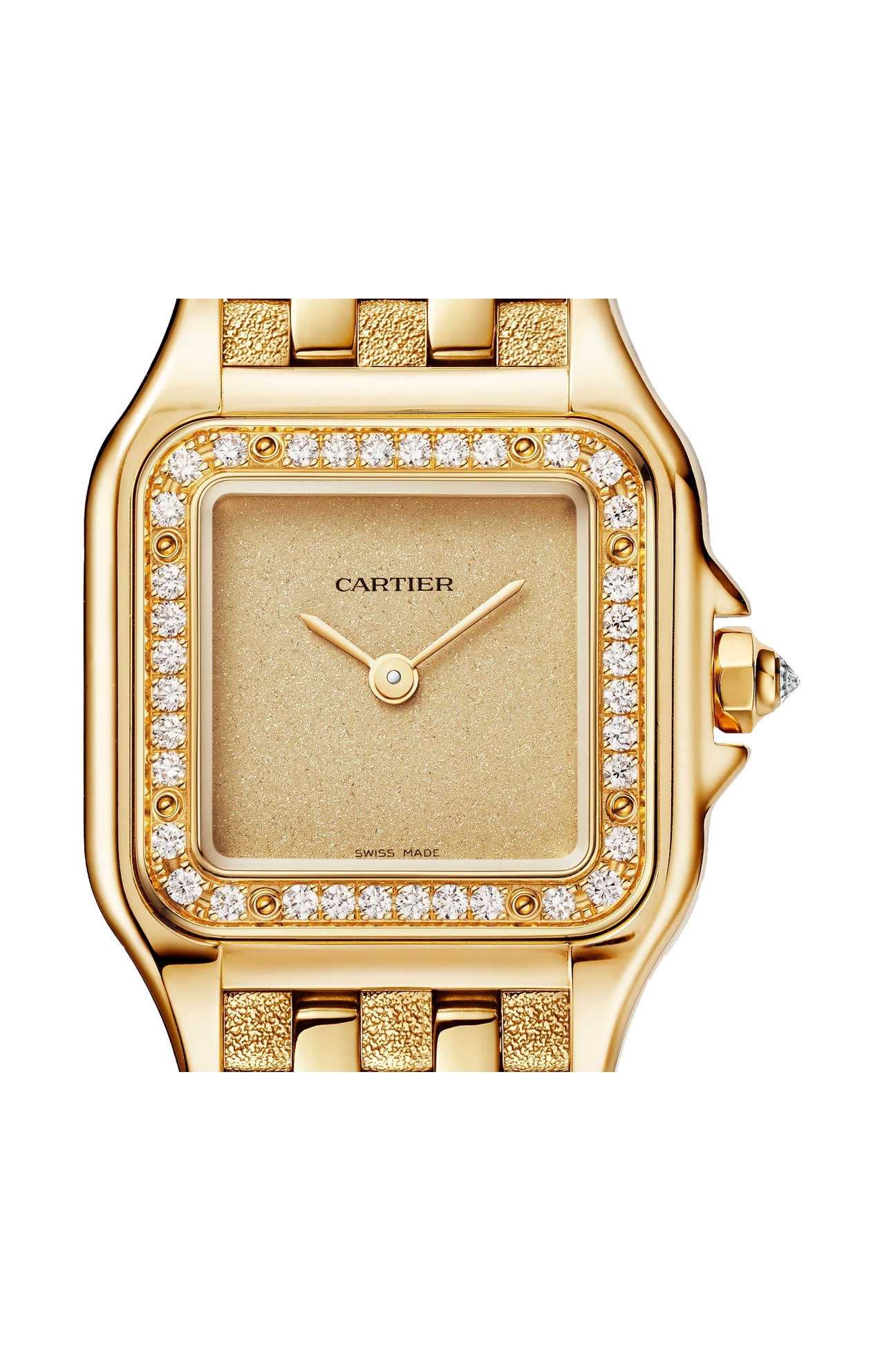 PANTHÈRE DE CARTIER MODELLO PICCOLO, QUARZO, ORO GIALLO, DIAMANTI - WJPN0057