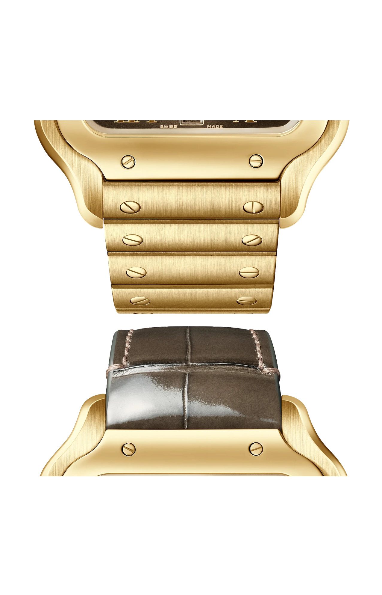 SANTOS DE CARTIER MODELLO GRANDE, AUTOMATICO, ORO GIALLO - WGSA0095