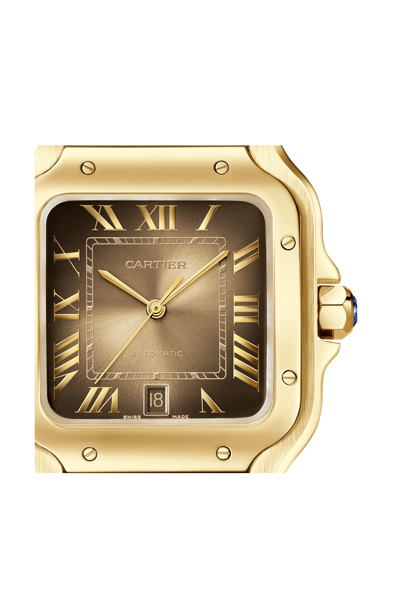 SANTOS DE CARTIER MODELLO GRANDE, AUTOMATICO, ORO GIALLO - WGSA0095