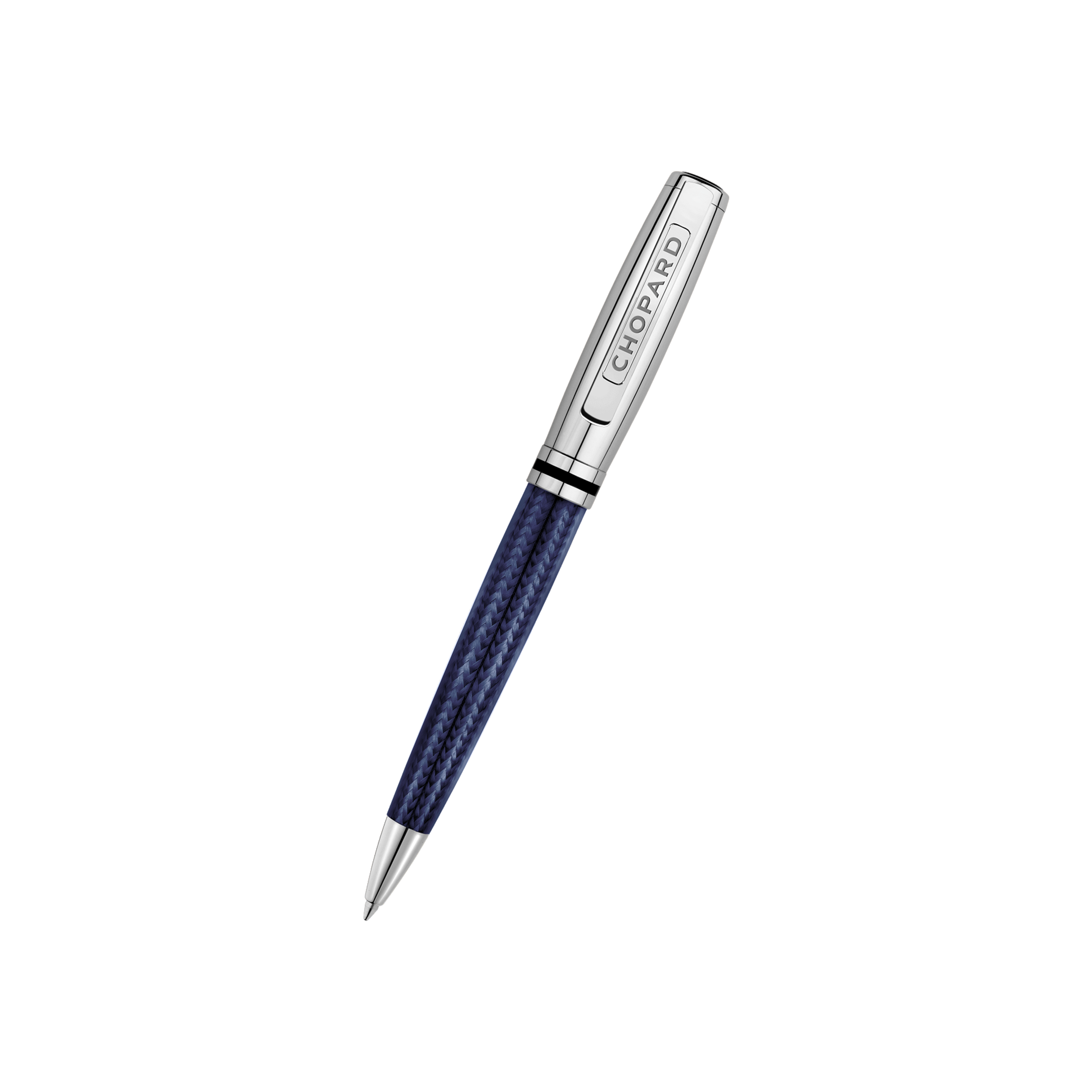 CHOPARD - PENNA A SFERA BRESCIA, FIBRA DI CARBONIO BLU, PLACCATO PALLADIO