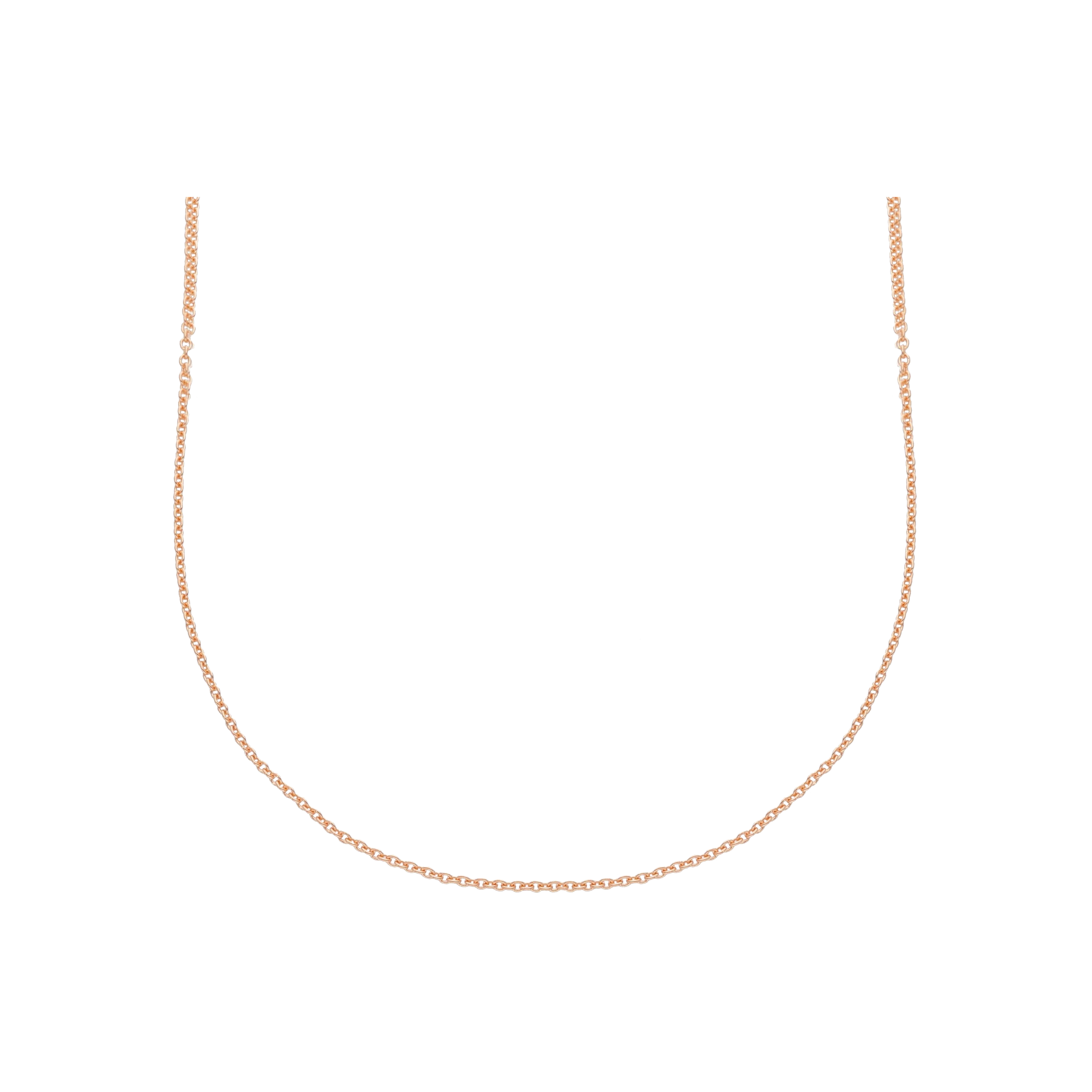 CATENA GIROCOLLO IN ORO ROSA - MRB025RR45