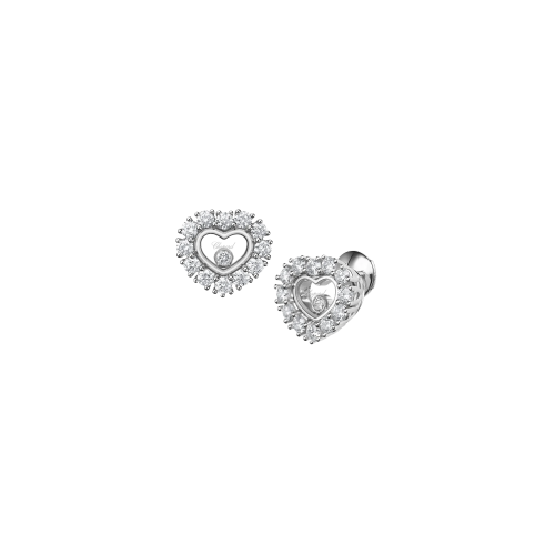 CHOPARD - ORECCHINI  HAPPY DIAMONDS ICONS  JOAILLERIE, ORO ROSA ETICO, DIAMANTI - 83A616-1001