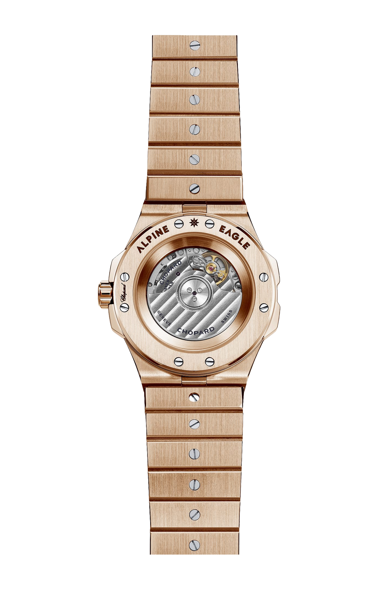 ALPINE EAGLE 36 MM, CARICA AUTOMATICA, ORO ROSA ETICO, DIAMANTI - 295370-5002