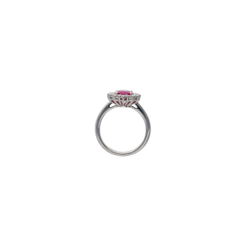 Accedi al prodotto correlato Bartorelli Italian Jewels ANELLO ROSETTA IN ORO BIANCO CON RUBINO CERTIFICATO E DIAMANTI - 326-AN-1000