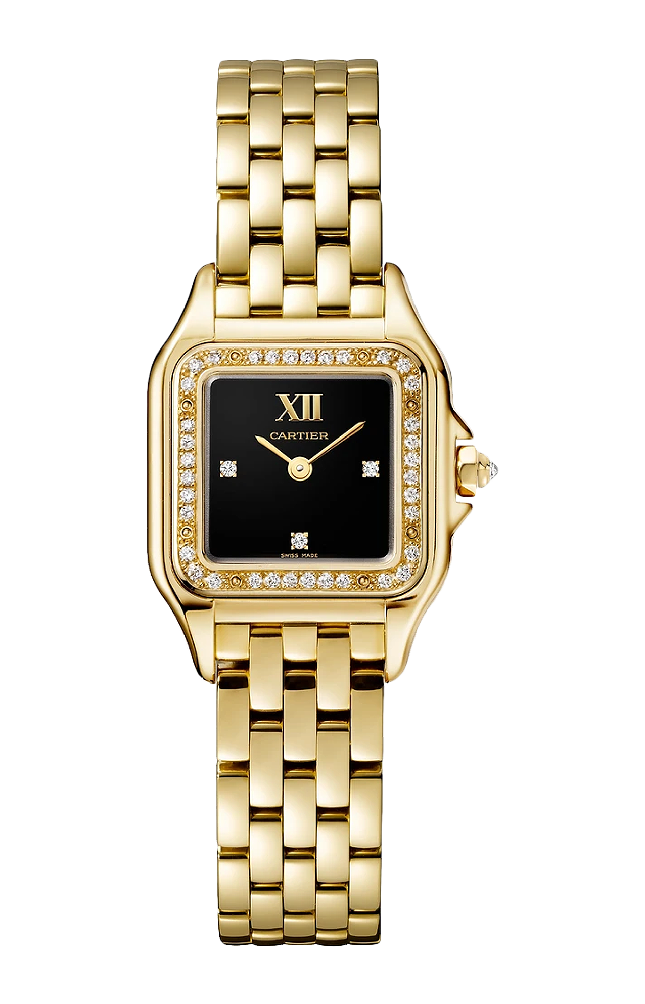 PANTHÈRE DE CARTIER, MODELLO PICCOLO, ORO GIALLO, DIAMANTI - WJPN0053