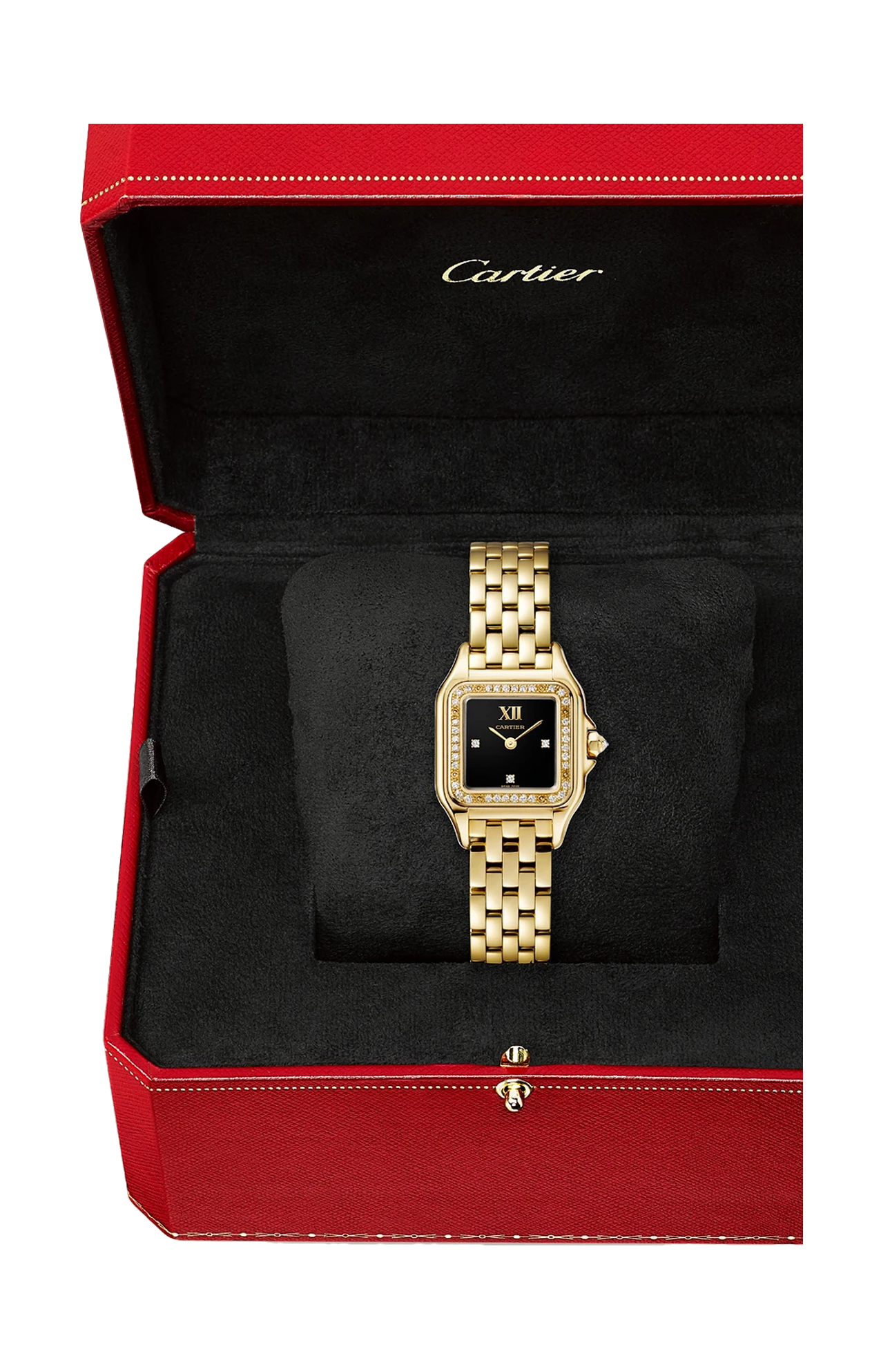 PANTHÈRE DE CARTIER, MODELLO PICCOLO, ORO GIALLO, DIAMANTI - WJPN0053