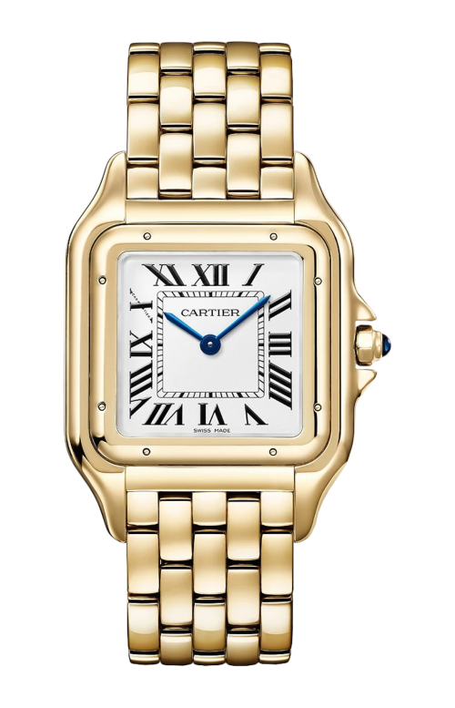 PANTHÈRE DE CARTIER, MODELLO GRANDE, ORO GIALLO, QUARZO - WGPN0041