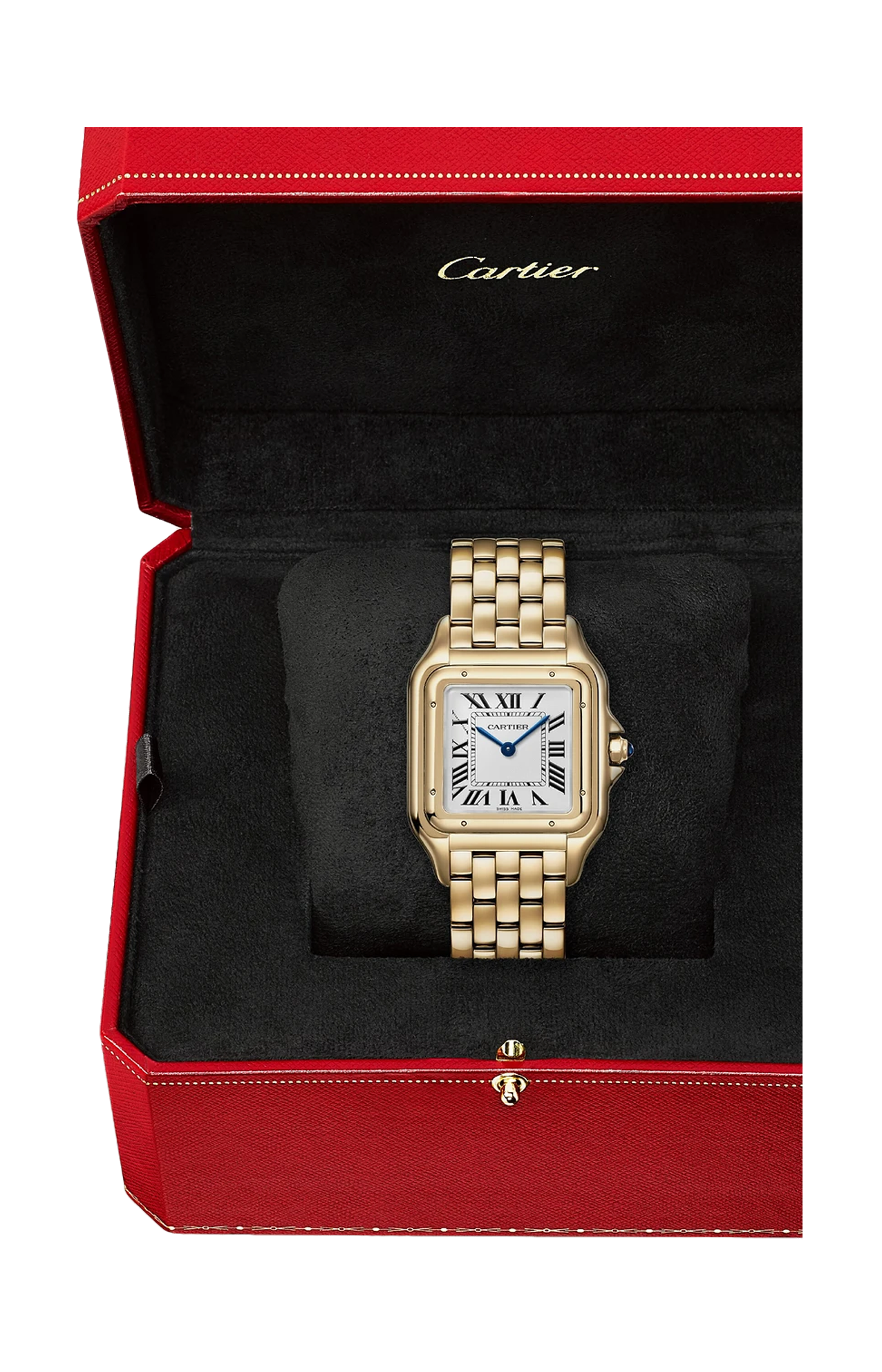 PANTHÈRE DE CARTIER, MODELLO GRANDE, ORO GIALLO, QUARZO - WGPN0041