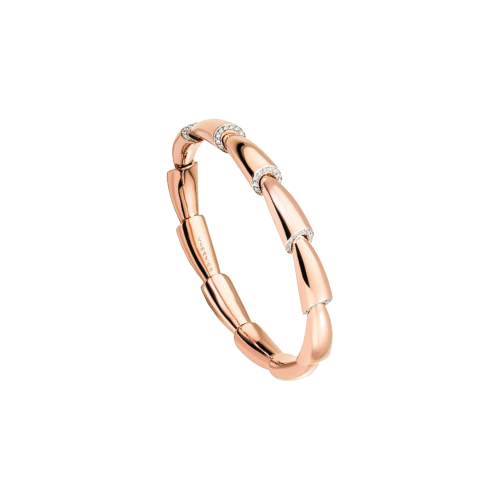 BRACCIALE CALLA MEDIA IN ORO ROSA E DIAMANTI - 0G1652BR012