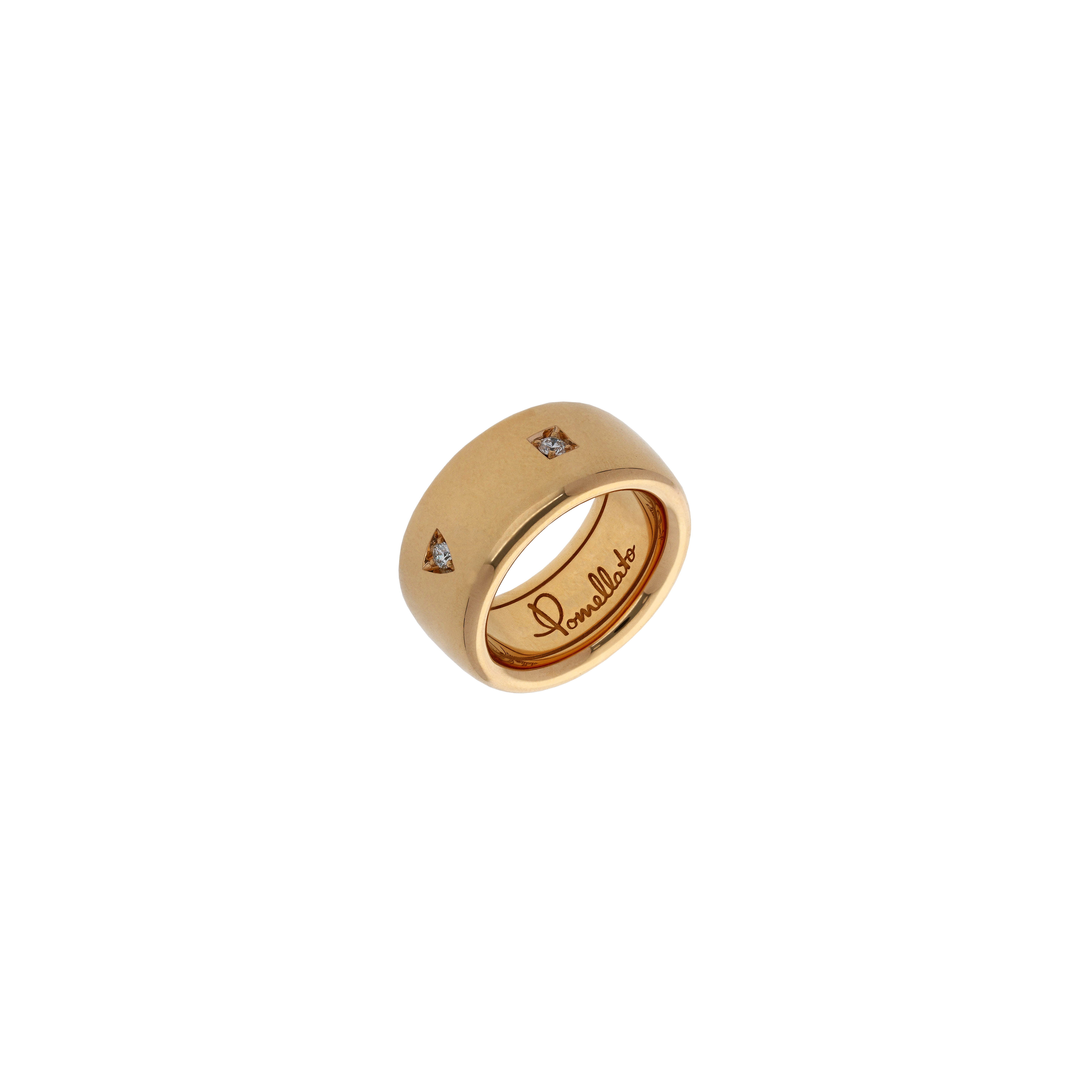 ANELLO ICONICA MEDIUM-LARGE IN ORO ROSA E DIAMANTI - PAC4007O7000DB000