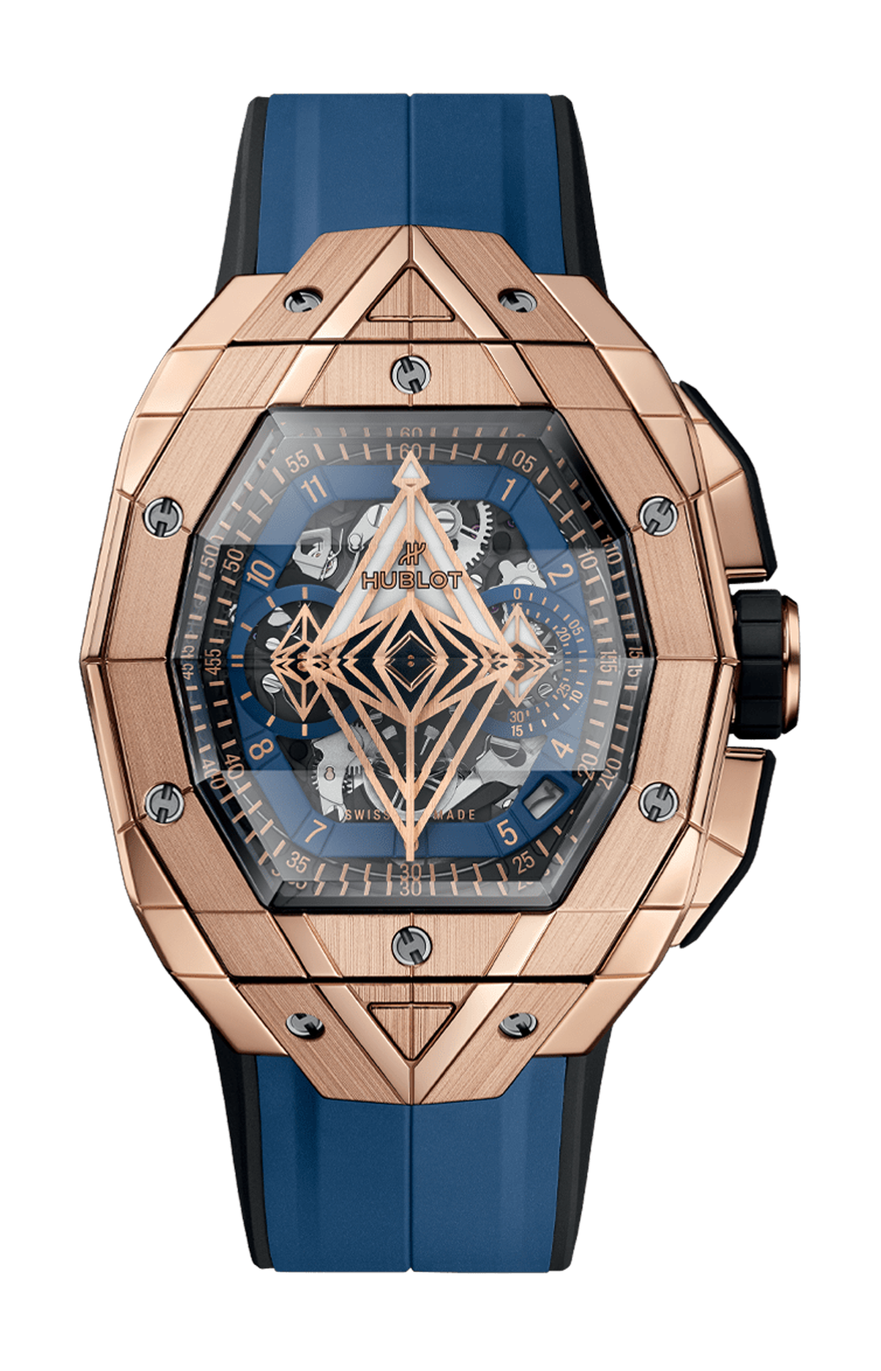 SPIRIT OF BIG BANG SANG BLEU KING GOLD BLUE 42 MM - LIMITED EDITION - 648.OX.0151.RX.MXM24