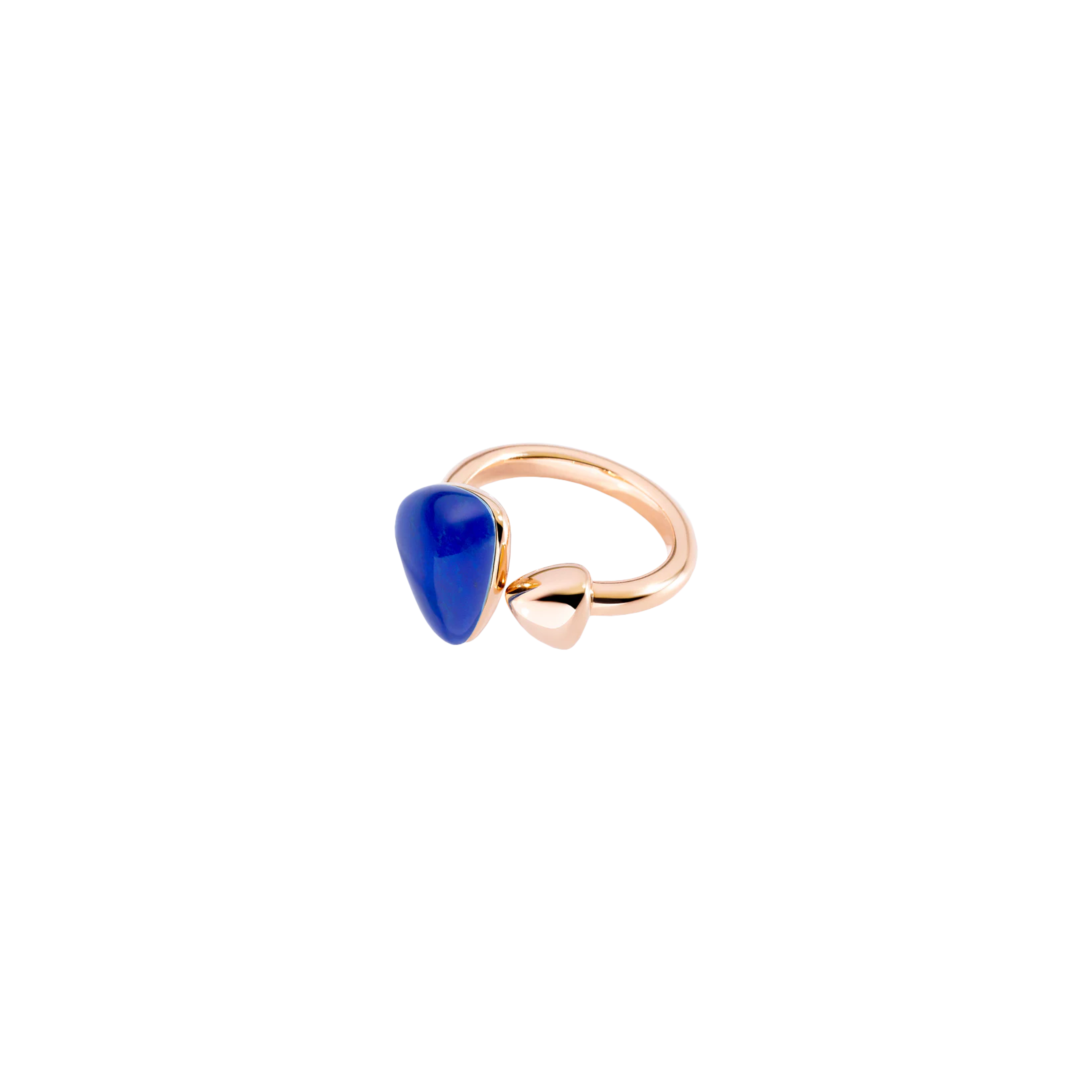 ANELLO FRECCIA IN ORO ROSA, LAPIS E CRISTALLO DI ROCCA - 0N1601A254