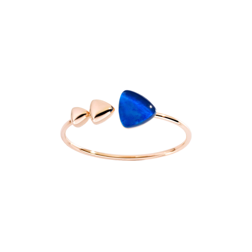 BRACCIALE FRECCIA IN ORO ROSA, LAPIS E CRISTALLO DI ROCCA - 0N1601BR274