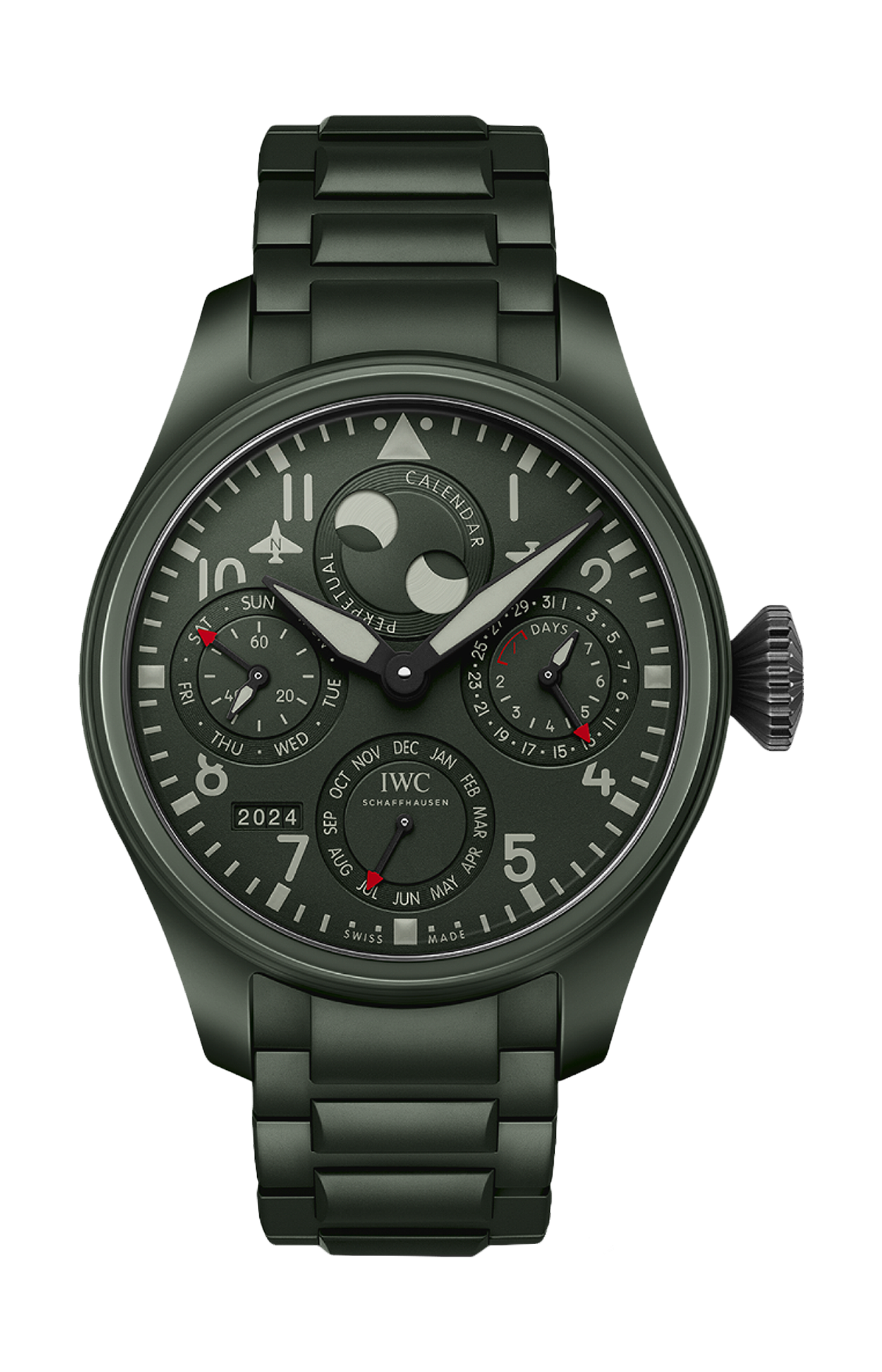 BIG PILOT’S WATCH PERPETUAL CALENDAR TOP GUN WOODLAND - IW503101