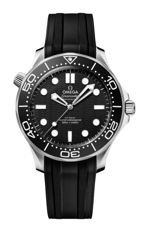 SEAMASTER DIVER 300M 42 MM, ACCIAIO SU CINTURINO IN CAUCCIÙ - 210.32.42.20.01.003