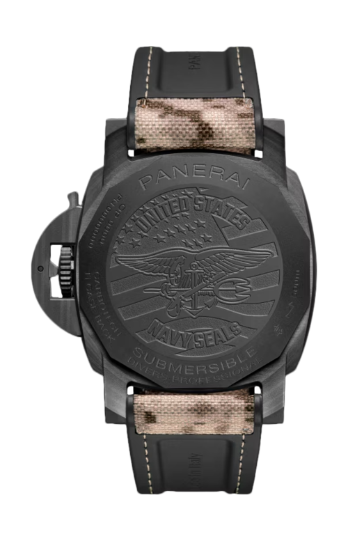 SUBMERSIBLE QUARANTAQUATTRO GMT NAVY SEALS CARBOTECH™ - PAM01513