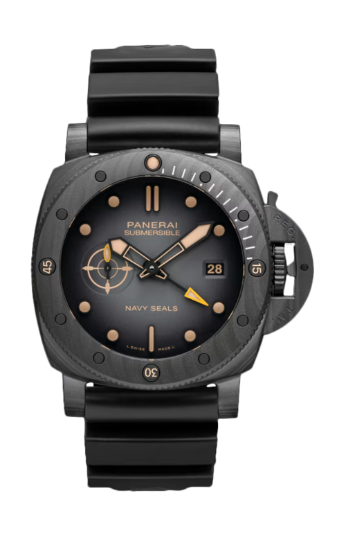 SUBMERSIBLE QUARANTAQUATTRO GMT NAVY SEALS CARBOTECH™ - PAM01513