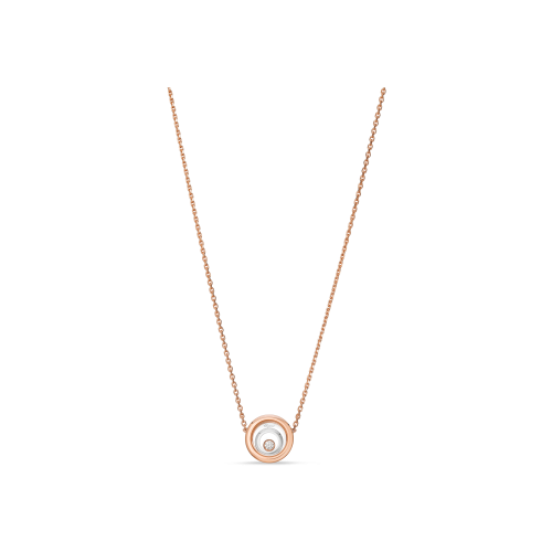 CHOPARD - COLLANA HAPPY SPIRIT IN ORO ROSA ETICO, ORO BIANCO, DIAMANTE - 818230-9001