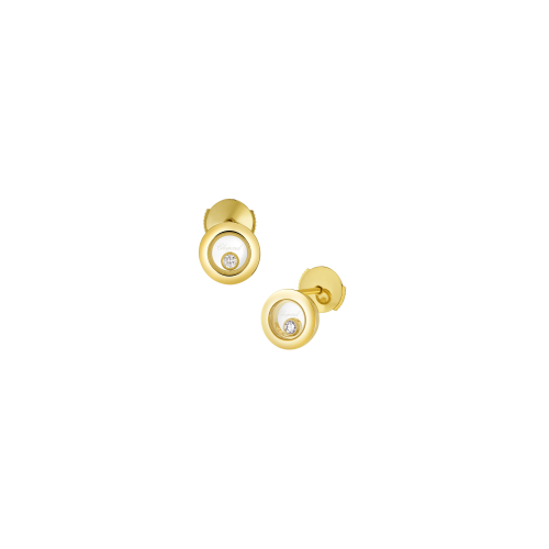 CHOPARD - ORECCHINI HAPPY DIAMONDS ICONS ORO GIALLO ETICO, DIAMANTI - 83A017-0001