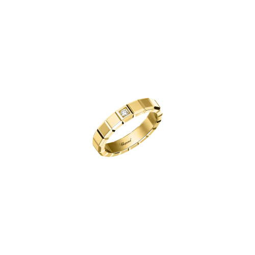 CHOPARD - ANELLO ICE CUBE IN ORO GIALLO CON DIAMANTE - 829834-0069