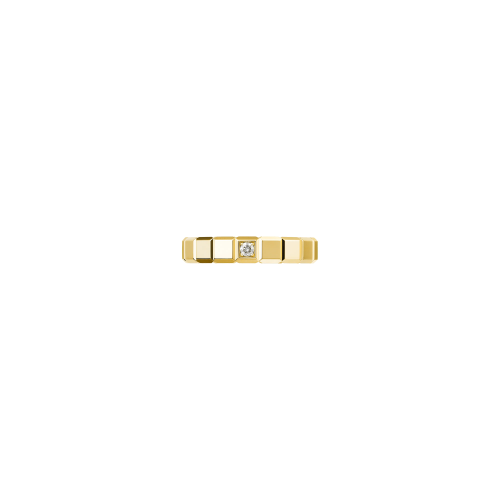 CHOPARD - ANELLO ICE CUBE IN ORO GIALLO CON DIAMANTE - 829834-0069