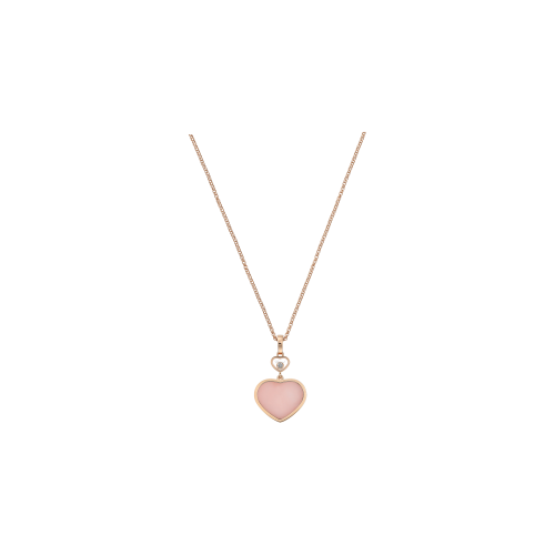 CHOPARD - PENDENTE ORO ROSA ETICO, DIAMANTE, OPALE ROSA - 797482-5620