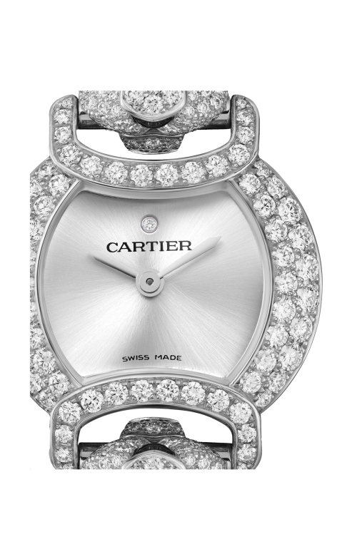 LA PANTHÈRE DE CARTIER, ORO BIANCO, DIAMANTI, SMERALDO, QUARZO - HPI01735