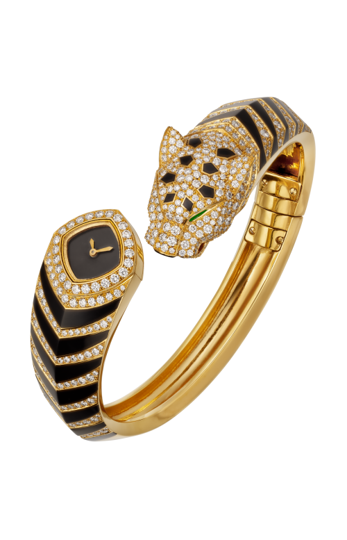 LA PANTHÈRE DE CARTIER, MISURA 18, ORO GIALLO, DIAMANTI, SMERALDO, QUARZO - HPI01748