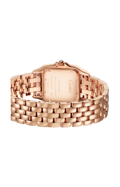 PANTHÈRE DE CARTIER, MODELLO MEDIO, ORO ROSA, DIAMANTI, QUARZO - WJPN0078