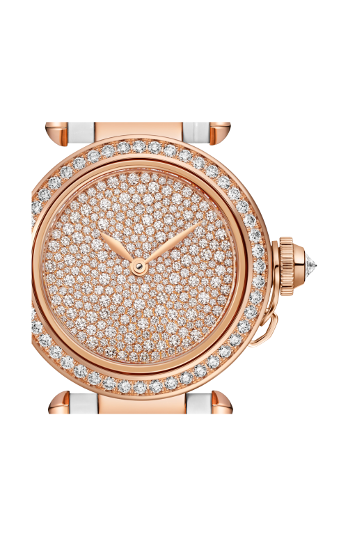 PASHA DE CARTIER, 35 MM, ORO ROSA, DIAMANTI, QUARZO - WJPA0032