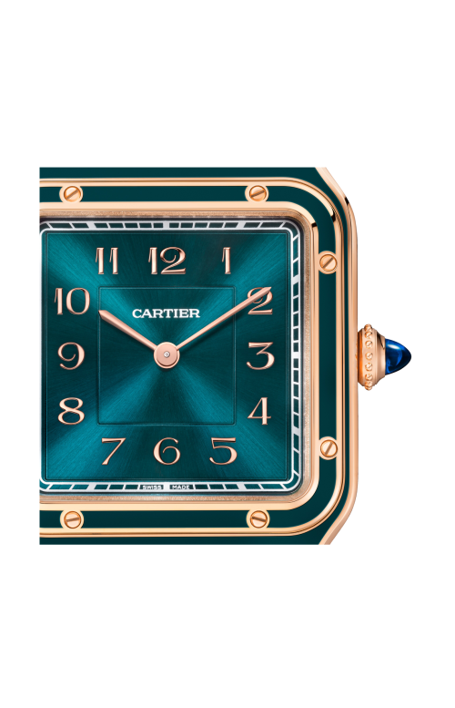 SANTOS-DUMONT, MODELLO GRANDE, ORO ROSA, MANUALE - WGSA0098