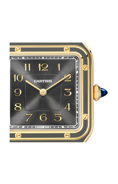 SANTOS-DUMONT, MODELLO GRANDE, ORO ROSA, MANUALE - WGSA0097