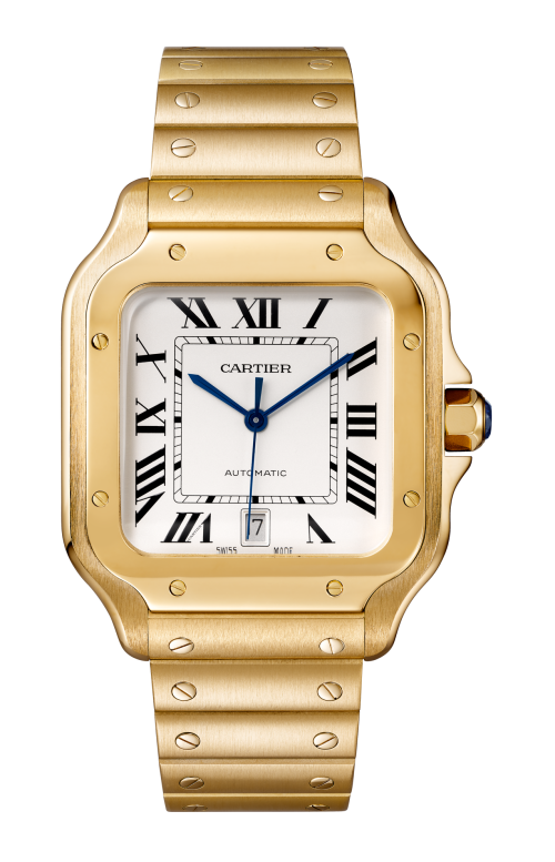 SANTOS DE CARTIER, MODELLO GRANDE, ORO GIALLO, AUTOMATICO - WGSA0042