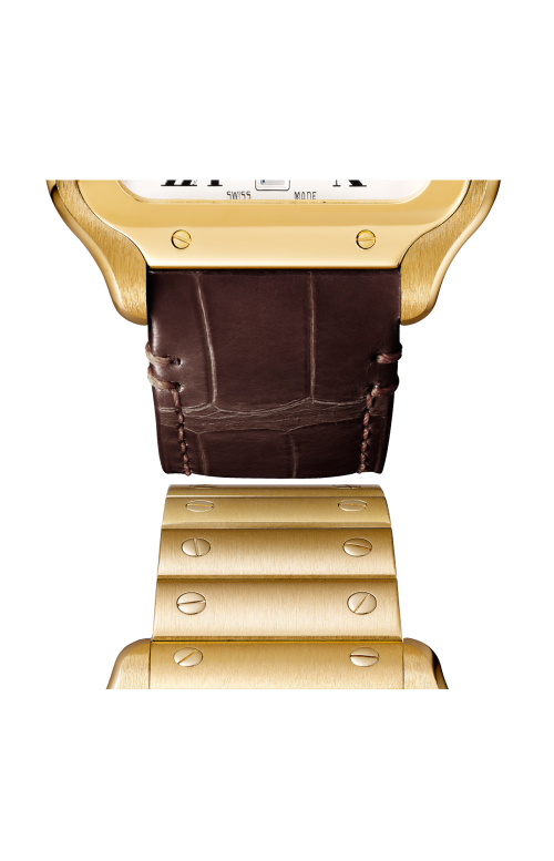 SANTOS DE CARTIER, MODELLO GRANDE, ORO GIALLO, AUTOMATICO - WGSA0042