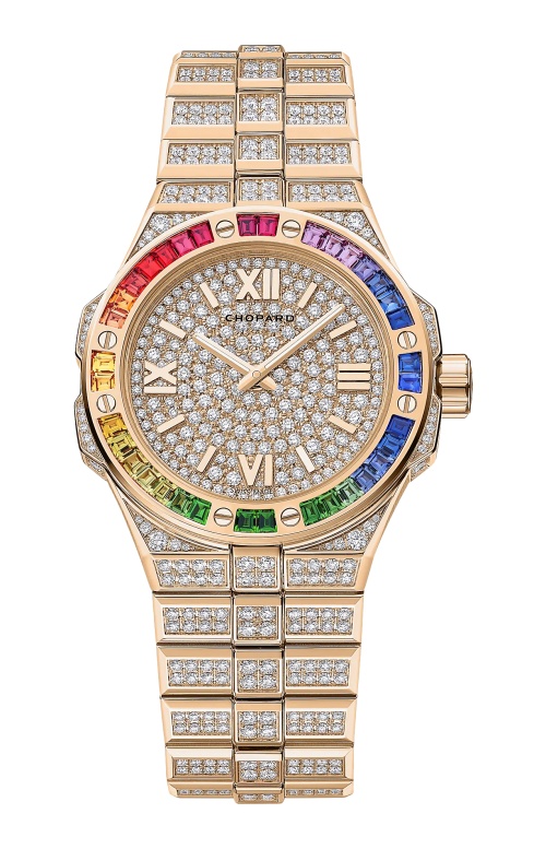 Accedi alla scheda di Chopard ALPINE EAGLE 33 FROZEN 33 MM, AUTOMATICO, ORO ROSA ETICO, DIAMANTI, ZAFFIRI - 295384