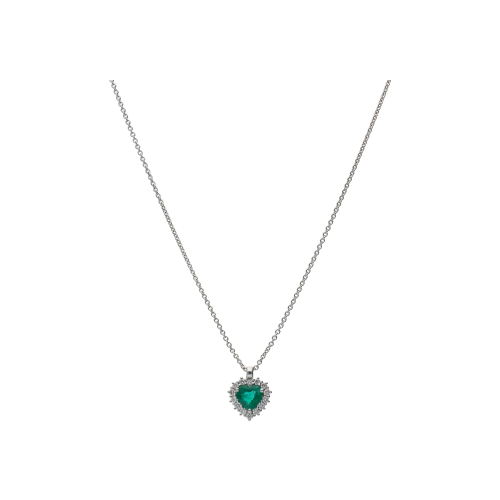 Accedi al prodotto correlato Bartorelli Italian Jewels COLLANA IN ORO BIANCO CON SMERALDO E DIAMANTI BIANCHI - 234-5955-6-6