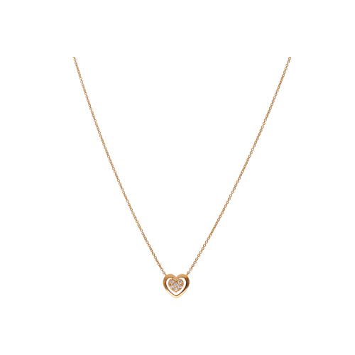 Accedi al prodotto correlato Bartorelli Italian Jewels COLLANA IN ORO ROSA CON CUORE PAV&Eacute; DI DIAMANTI BIANCHI - 370-XN2031