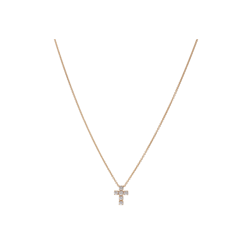 Accedi alla scheda di Bartorelli Italian Jewels COLLANA IN ORO ROSA CON CROCE DI DIAMANTI BIANCHI - 117-C350