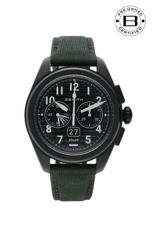 Accedi al prodotto correlato Zenith PILOT BIG DATE FLYBACK CERAMIC - U-49.4000.3652/21.I001