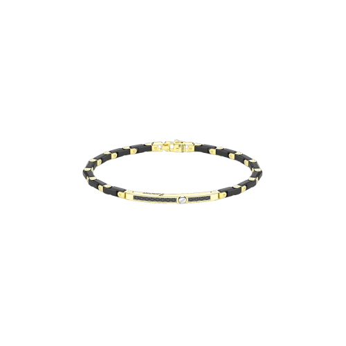 Accedi alla scheda di Zancan BRACCIALE ZANCAN IN ORO 18KT E CERAMICA NERA - KB042G-N