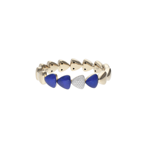 Accedi alla scheda di Vhernier BRACCIALE FRECCIA MIDI IN ORO BIANCO CON DIAMANTI E CRISTALLO LAPIS - PG1501BR464